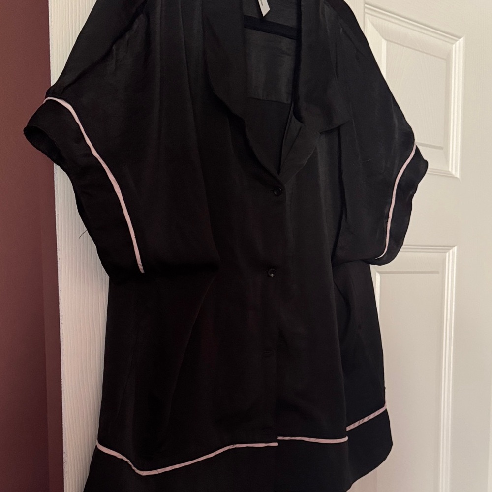Satin Pyjama Top - Picture 3 of 3